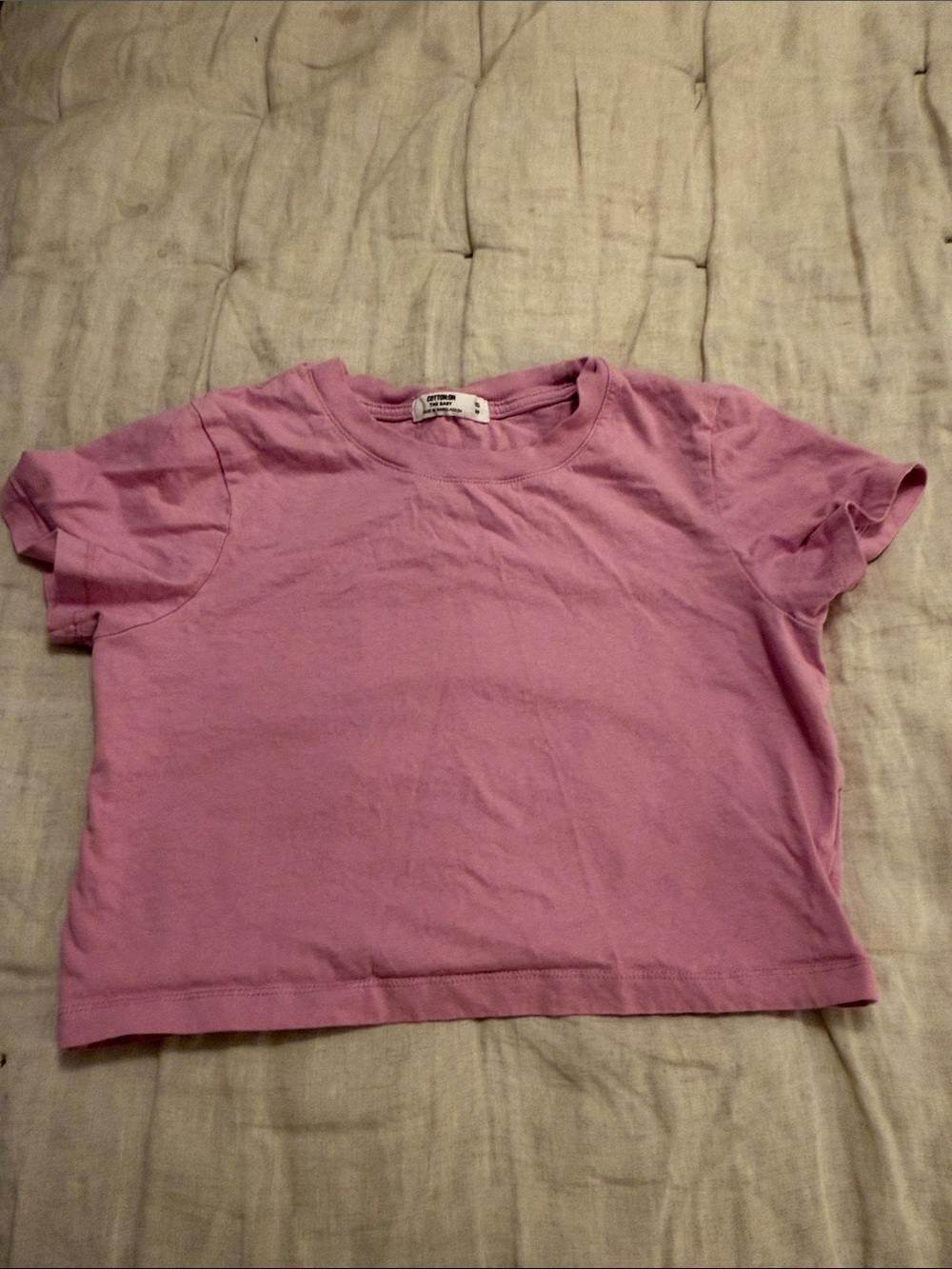 Crop Tee - cotton on